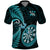 New Zealand Darts Polo Shirt Happiness Is A Tight Threesome Maori Turquoise LT14 Turquoise - Polynesian Pride
