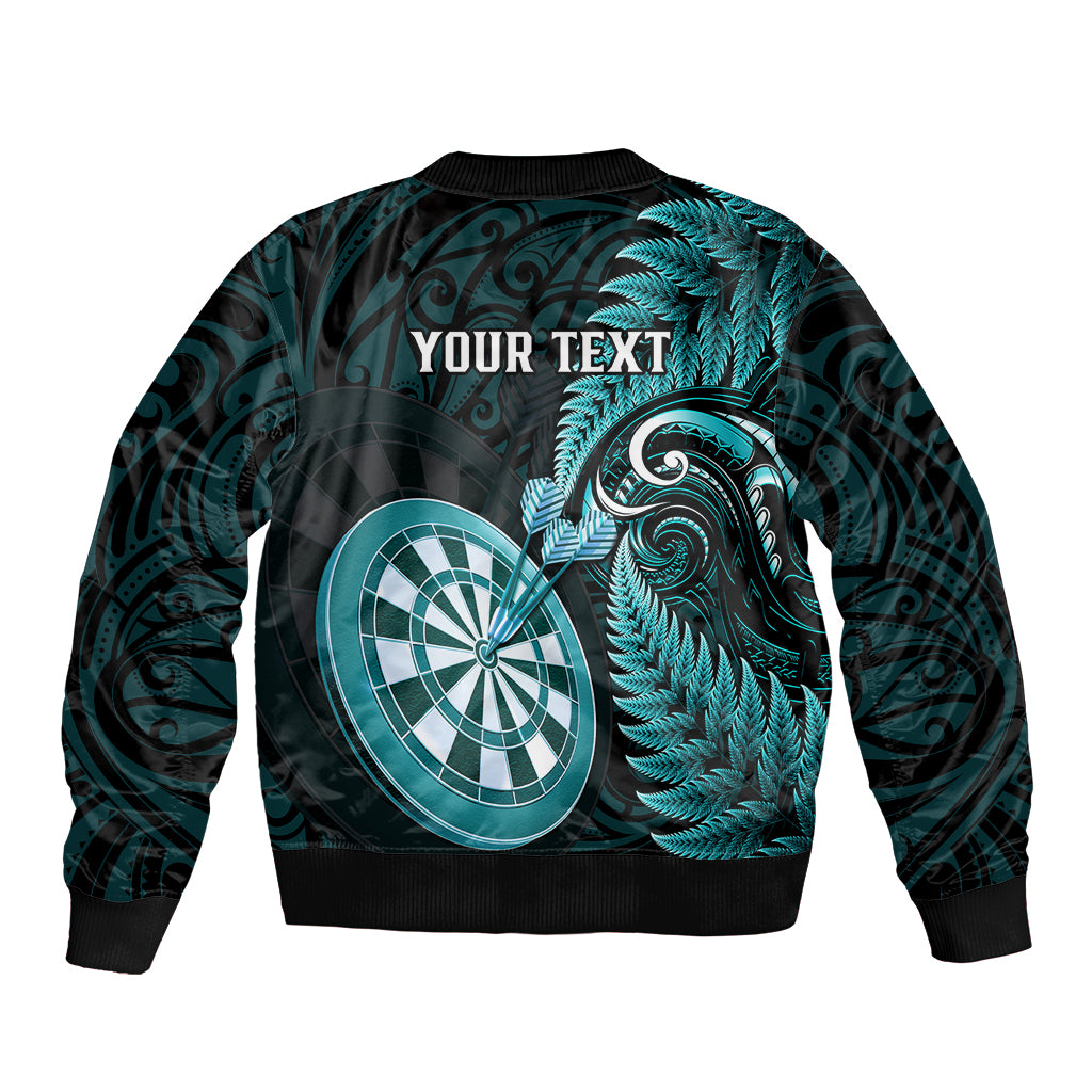 personalised-new-zealand-darts-bomber-jacket-happiness-is-a-tight-threesome-maori-turquoise