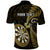 Personalised New Zealand Darts Polo Shirt Happiness Is A Tight Threesome Maori Gold LT14 - Polynesian Pride