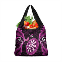 New Zealand Darts Grocery Bag Happiness Is A Tight Threesome Maori Pink