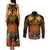 Papua New Guinea Central Province Couples Matching Tank Maxi Dress and Long Sleeve Button Shirts Papua Niugini Coat Of Arms With Flag Style LT14 - Polynesian Pride