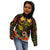 Papua New Guinea Chimbu Province Kid Hoodie Papua Niugini Coat Of Arms With Flag Style LT14 - Polynesian Pride