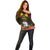Papua New Guinea East New Britain Province Off Shoulder Sweater Papua Niugini Coat Of Arms With Flag Style LT14 - Polynesian Pride