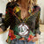 Papua New Guinea East New Britain Province Women Casual Shirt Papua Niugini Coat Of Arms With Flag Style LT14 Female Black - Polynesian Pride