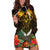 Papua New Guinea Western Province Hoodie Dress Papua Niugini Coat Of Arms With Flag Style LT14 Black - Polynesian Pride