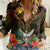 Papua New Guinea Western Province Women Casual Shirt Papua Niugini Coat Of Arms With Flag Style LT14 Female Black - Polynesian Pride