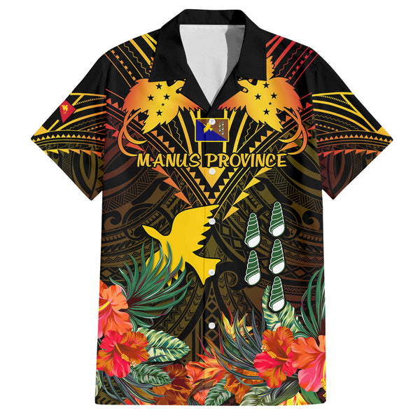 Personalized Papua New Guinea Manus Province Couples Matching Long Sleeve Bodycon Dress and Long Sleeve Button Shirts Mix Coat Of Arms Polynesian Pattern LT05
