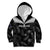 Custom New Zealand Silver Fern Football Kid Hoodie Go Aotearoa Grunge Black - Polynesian Pride