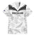 Custom New Zealand Silver Fern Football Family Matching Mermaid Dress and Hawaiian Shirt Go Aotearoa Grunge White - Polynesian Pride