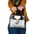 Custom New Zealand Silver Fern Football Shoulder Handbag Go Aotearoa Grunge White - Polynesian Pride