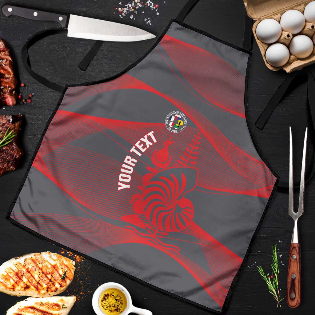 Custom New Caledonia Football Apron Allez Les Cagous Grey Version - Polynesian Pride
