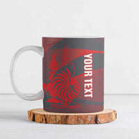 Custom New Caledonia Football Ceramic Mug Allez Les Cagous Grey Version LT14 Grey - Polynesian Pride