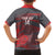 Custom New Caledonia Football Family Matching Off The Shoulder Long Sleeve Dress and Hawaiian Shirt Allez Les Cagous Grey Version - Polynesian Pride