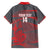 Custom New Caledonia Football Family Matching Off The Shoulder Long Sleeve Dress and Hawaiian Shirt Allez Les Cagous Grey Version - Polynesian Pride