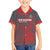 Custom New Caledonia Football Family Matching Off The Shoulder Long Sleeve Dress and Hawaiian Shirt Allez Les Cagous Grey Version - Polynesian Pride
