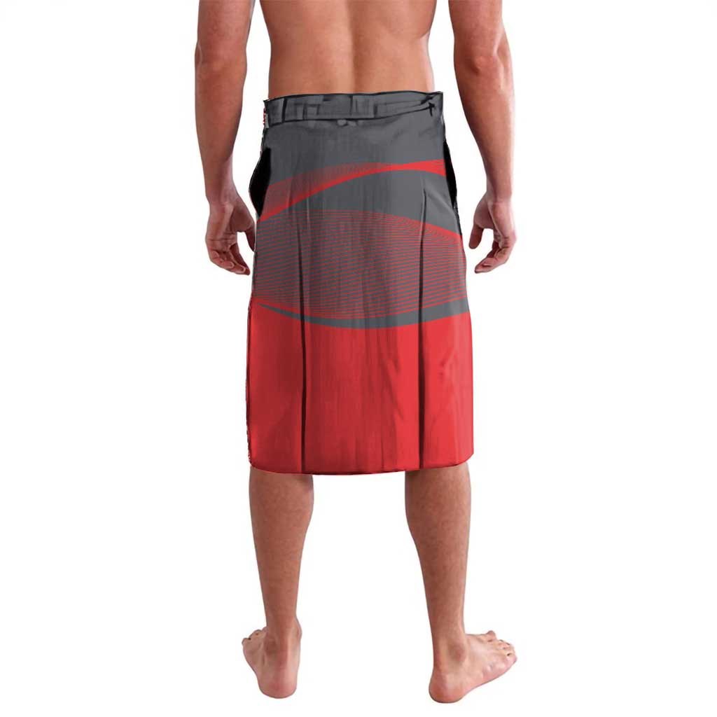 Custom New Caledonia Football Lavalava Allez Les Cagous Grey Version LT14 - Polynesian Pride