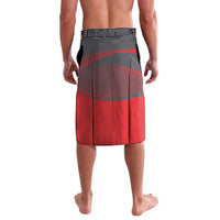 Custom New Caledonia Football Lavalava Allez Les Cagous Grey Version LT14 - Polynesian Pride