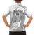 Custom New Caledonia Football Family Matching Off Shoulder Maxi Dress and Hawaiian Shirt Allez Les Cagous White Version - Polynesian Pride