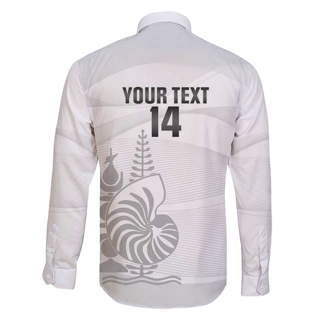 Custom New Caledonia Football Family Matching Summer Maxi Dress and Hawaiian Shirt Allez Les Cagous White Version - Polynesian Pride