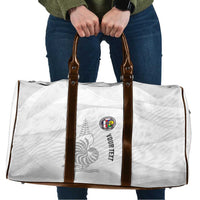 Custom New Caledonia Football Travel Bag Allez Les Cagous White Version LT14 White - Polynesian Pride