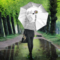 Custom New Caledonia Football Umbrella Allez Les Cagous White Version - Polynesian Pride