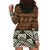 Bula Fiji Tapa Hoodie Dress Fijian Masi Vintage Vibes - Polynesian Pride