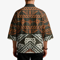 Bula Fiji Tapa Kimono Fijian Masi Vintage Vibes - Polynesian Pride