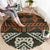 Bula Fiji Tapa Round Carpet Fijian Masi Vintage Vibes - Polynesian Pride