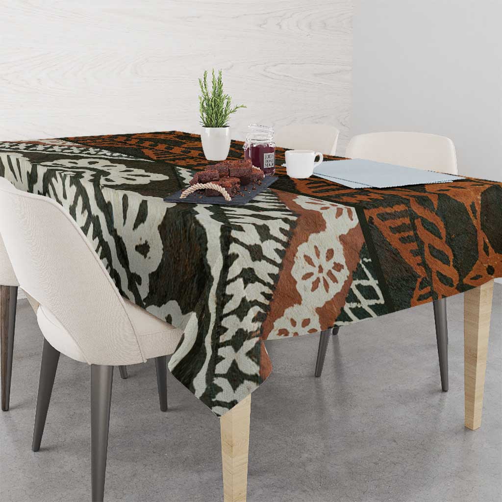 Bula Fiji Tapa Tablecloth Fijian Masi Vintage Vibes - Polynesian Pride