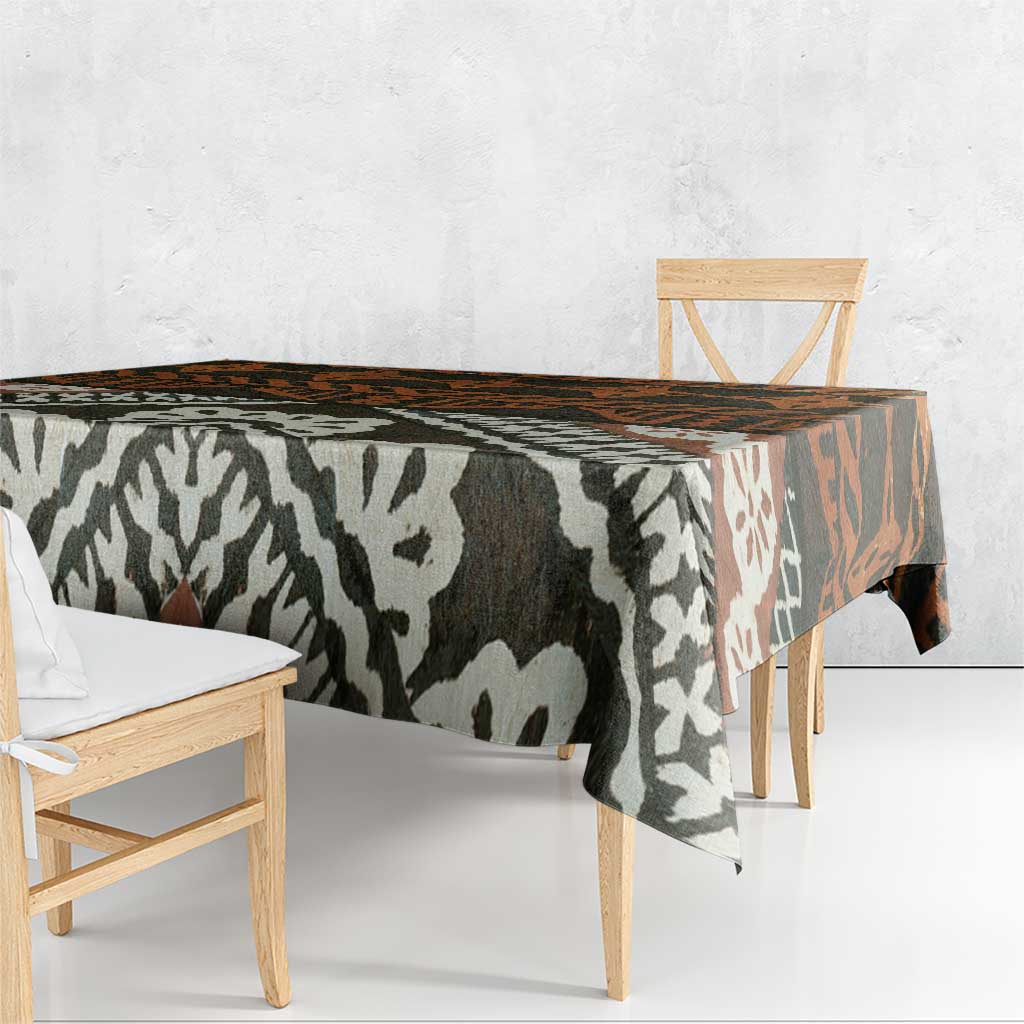 Bula Fiji Tapa Tablecloth Fijian Masi Vintage Vibes - Polynesian Pride