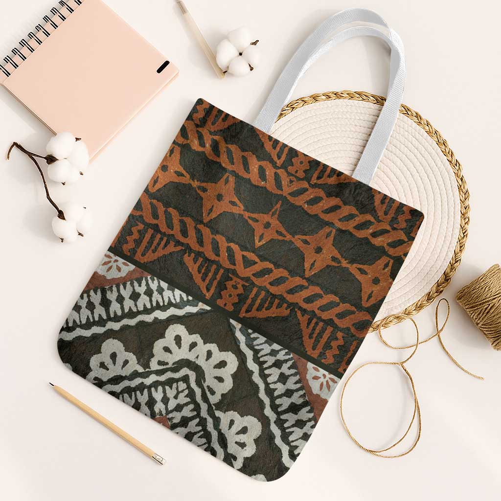 Bula Fiji Tapa Tote Bag Fijian Masi Vintage Vibes - Polynesian Pride
