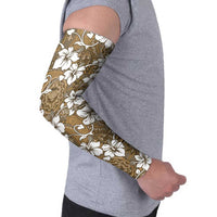 Kuvui Bula Fiji Arm Sleeves Fijian Tapa Seamless Hibiscus LT14 - Polynesian Pride