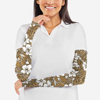 Kuvui Bula Fiji Arm Sleeves Fijian Tapa Seamless Hibiscus LT14 - Polynesian Pride