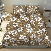 Kuvui Bula Fiji Bedding Set Fijian Tapa Seamless Hibiscus - Polynesian Pride