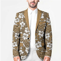 Kuvui Bula Fiji Blazer Fijian Tapa Seamless Hibiscus LT14 - Polynesian Pride