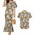 Kuvui Bula Fiji Couples Matching Mermaid Dress and Hawaiian Shirt Fijian Tapa Seamless Hibiscus - Polynesian Pride