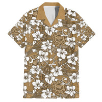 Kuvui Bula Fiji Family Matching Long Sleeve Bodycon Dress and Hawaiian Shirt Fijian Tapa Seamless Hibiscus - Polynesian Pride