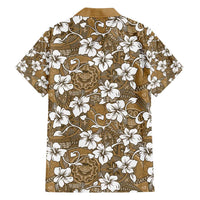 Kuvui Bula Fiji Family Matching Long Sleeve Bodycon Dress and Hawaiian Shirt Fijian Tapa Seamless Hibiscus - Polynesian Pride