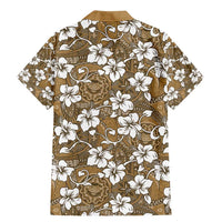 Kuvui Bula Fiji Family Matching Mermaid Dress and Hawaiian Shirt Fijian Tapa Seamless Hibiscus - Polynesian Pride