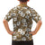 Kuvui Bula Fiji Family Matching Short Sleeve Bodycon Dress and Hawaiian Shirt Fijian Tapa Seamless Hibiscus - Polynesian Pride