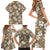 Kuvui Bula Fiji Family Matching Short Sleeve Bodycon Dress and Hawaiian Shirt Fijian Tapa Seamless Hibiscus - Polynesian Pride