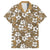 Kuvui Bula Fiji Family Matching Short Sleeve Bodycon Dress and Hawaiian Shirt Fijian Tapa Seamless Hibiscus - Polynesian Pride