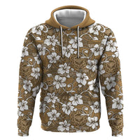Kuvui Bula Fiji Hoodie Fijian Tapa Seamless Hibiscus - Polynesian Pride
