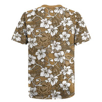Kuvui Bula Fiji Rugby Jersey Fijian Tapa Seamless Hibiscus LT14 - Polynesian Pride