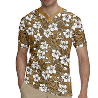 Kuvui Bula Fiji Rugby Jersey Fijian Tapa Seamless Hibiscus LT14 - Polynesian Pride