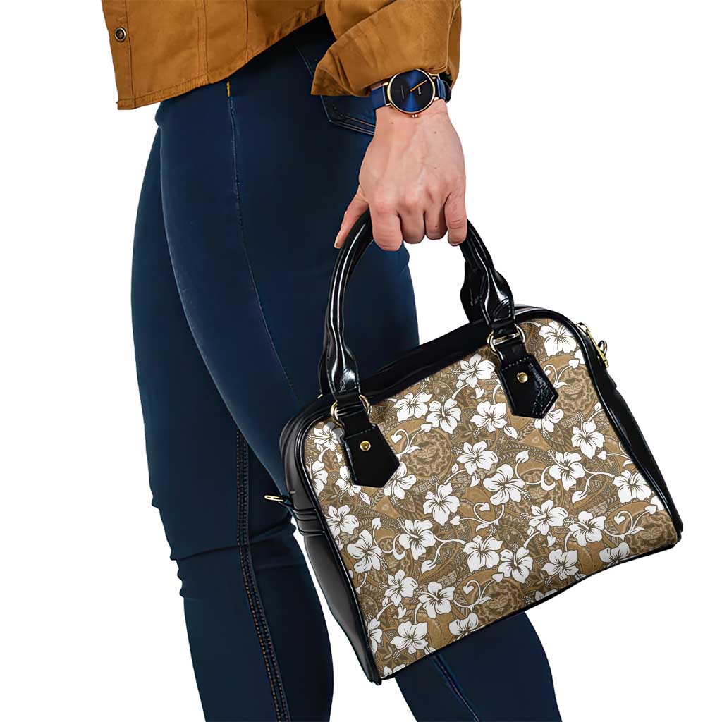 Kuvui Bula Fiji Shoulder Handbag Fijian Tapa Seamless Hibiscus LT14 - Polynesian Pride