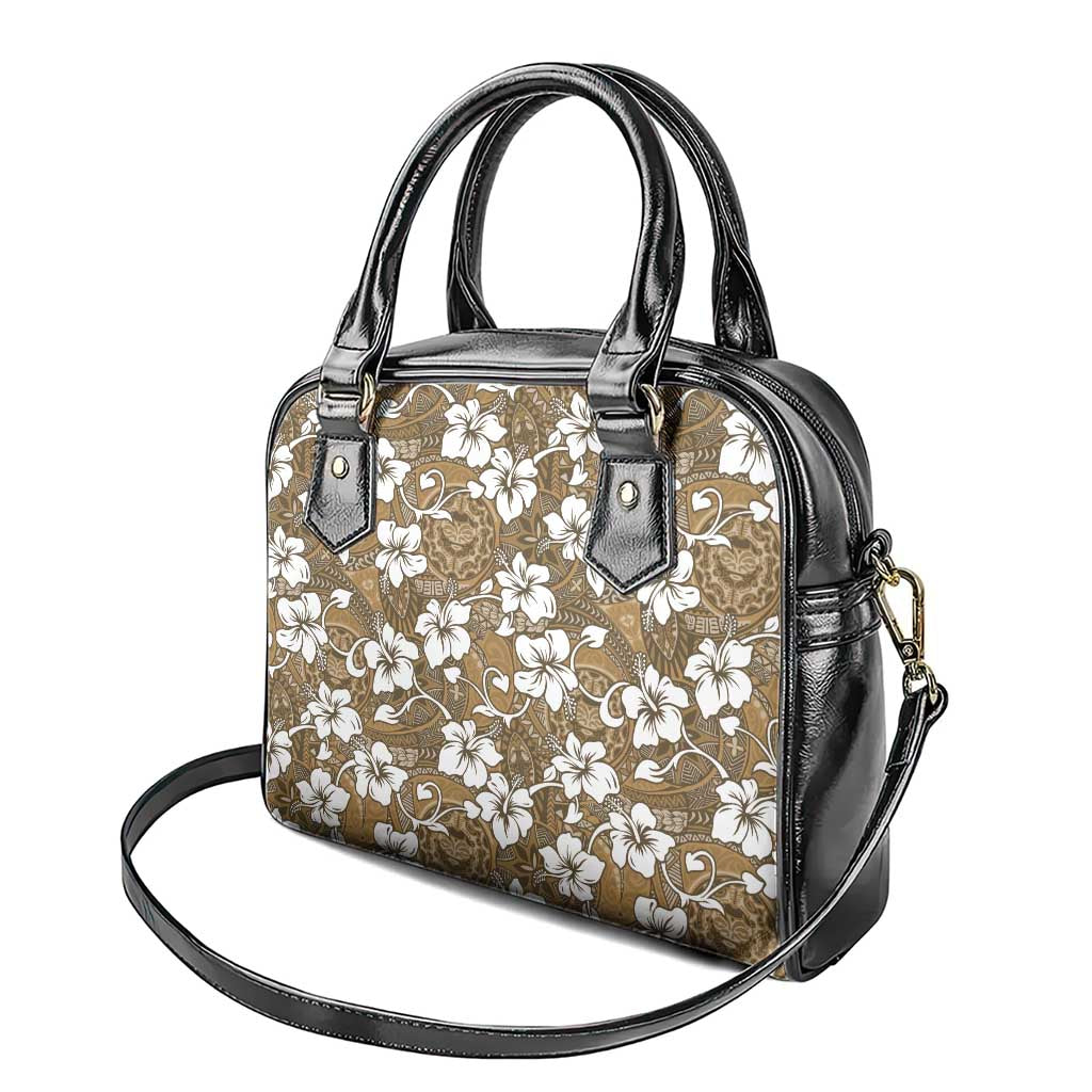 Kuvui Bula Fiji Shoulder Handbag Fijian Tapa Seamless Hibiscus LT14 - Polynesian Pride