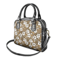 Kuvui Bula Fiji Shoulder Handbag Fijian Tapa Seamless Hibiscus LT14 - Polynesian Pride