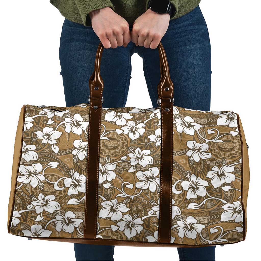 Kuvui Bula Fiji Travel Bag Fijian Tapa Seamless Hibiscus - Polynesian Pride