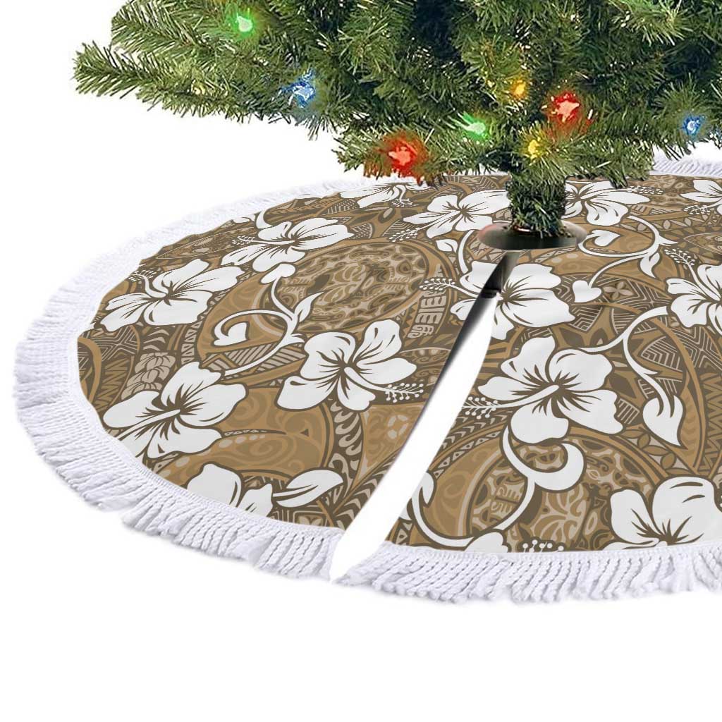 Kuvui Bula Fiji Tree Skirt Fijian Tapa Seamless Hibiscus LT14 - Polynesian Pride
